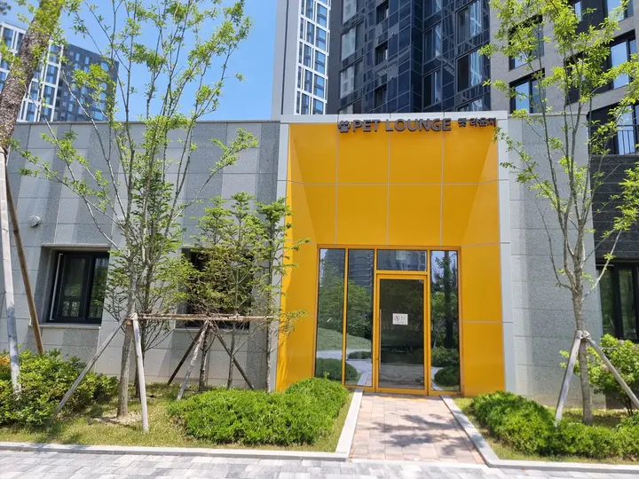 노란 입구의 펫라운지