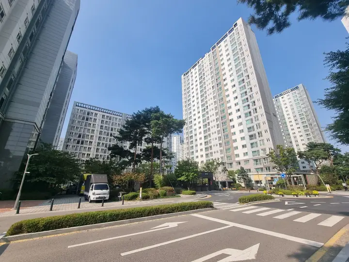 단지 내부 도로와 동 배치